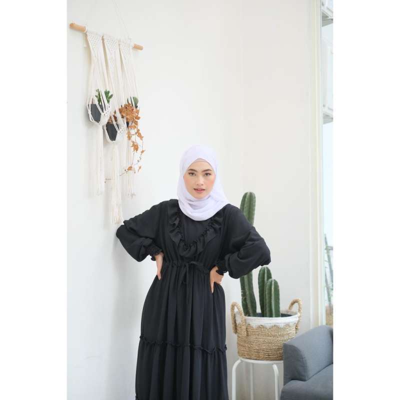 Promo baju gamis/dress wanita/ Baju Wanita Fashion Muslim Dress Andani  (HGBDRESS) di Seller NAUFAL STORE - Kab. Bandung, Jawa Barat | Blibli