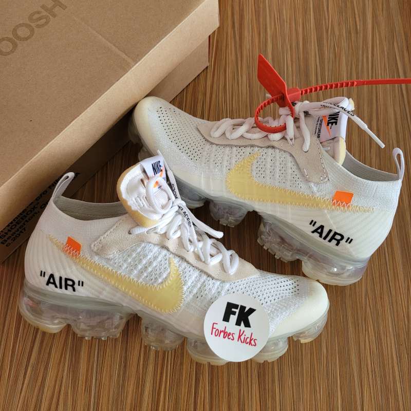 Nike Air Vapormax Off White Off White White 2018 Part 2.0 black