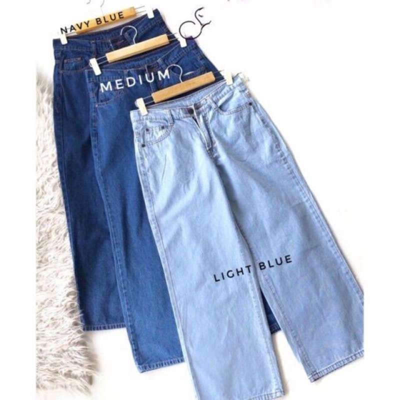 Gratis Ongkir Celana Jeans Kulot Wanita 