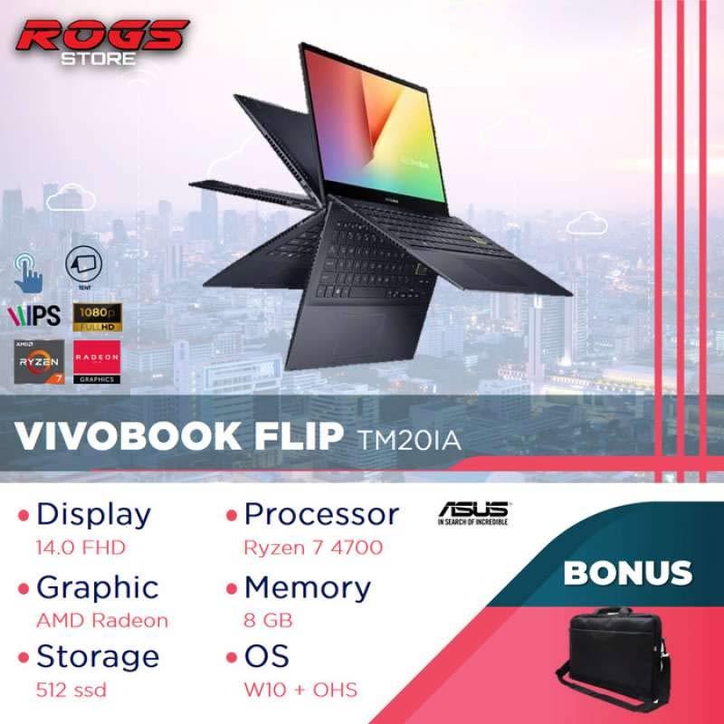 Asus Vivobook Flip TM420IA 2IN1 AMD Ryzen 4700 8GB 512ssd Vega7 OHS NON  PAKET