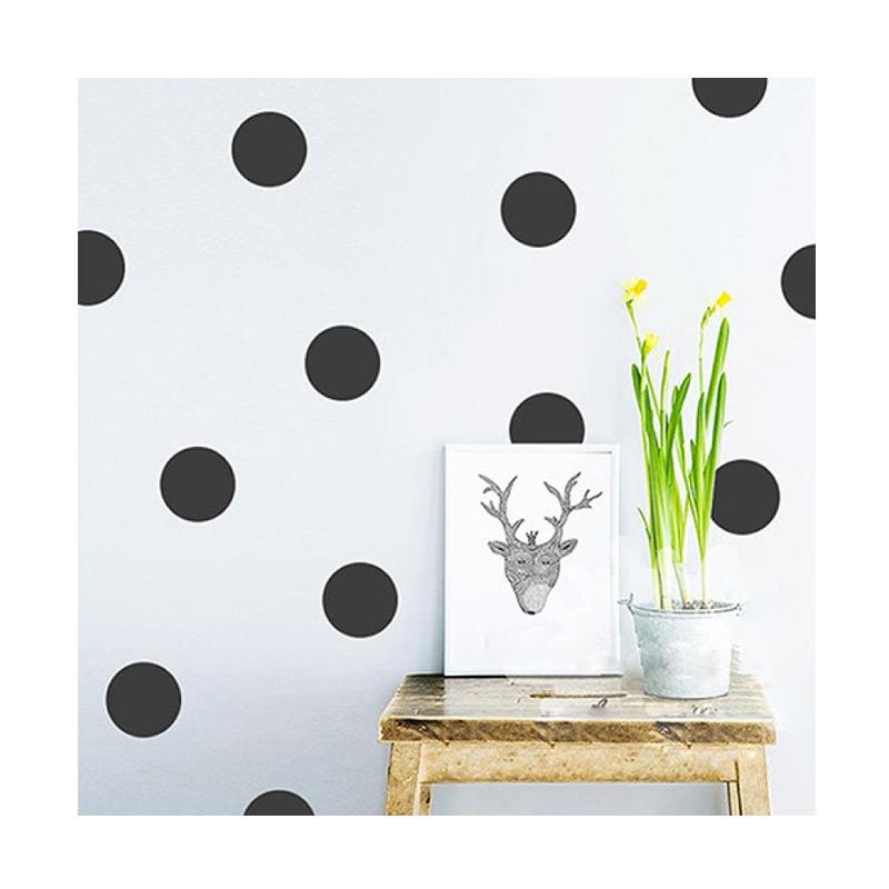 bluelans polka dots baby nursery children wall decals home decor diy kids vinyl wall sticker small
