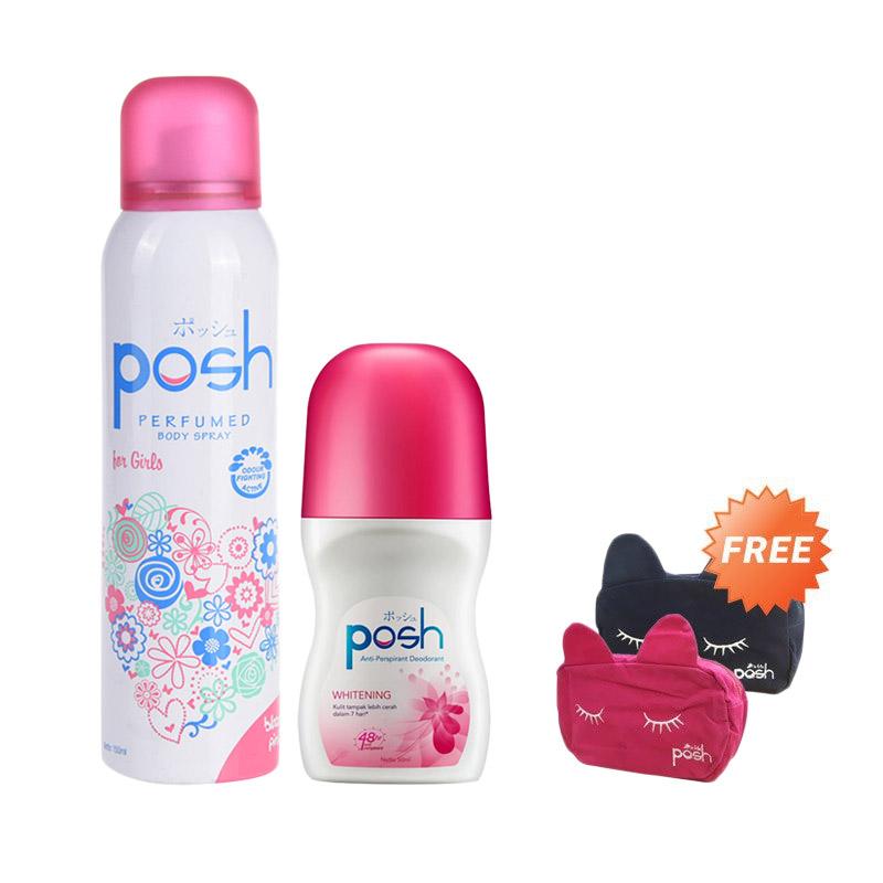 Jual Posh Blaze Pink Body Spray 150 mL Whitening Roll On