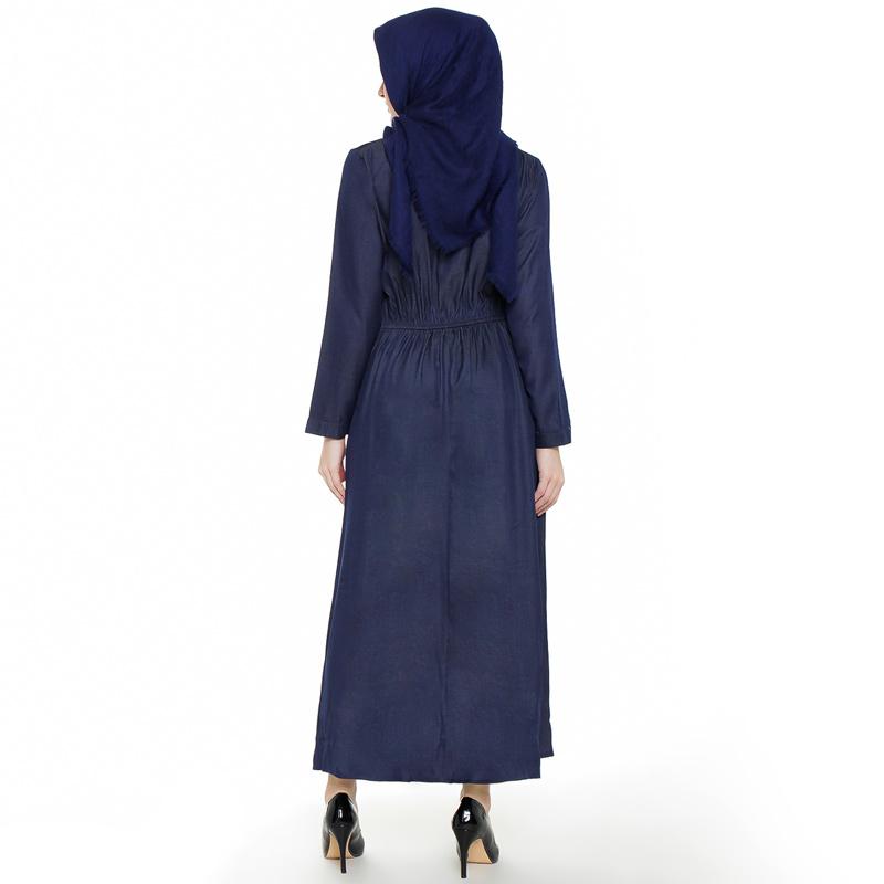 Jfashion Long Dress Gamis Maxi Tangan 