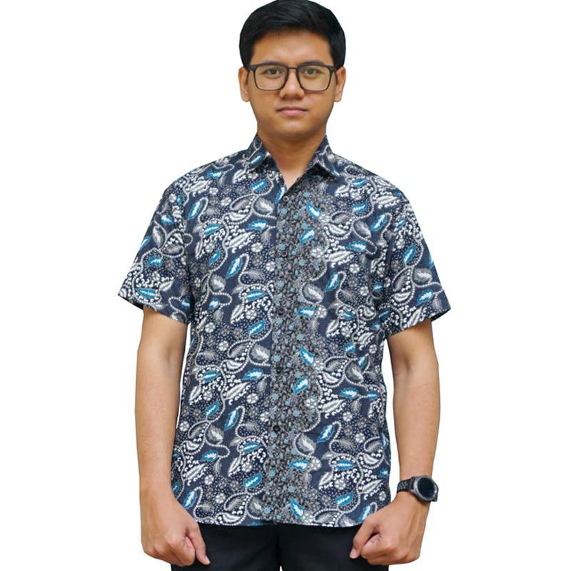 Jual Batik Pershi Kemeja Batik Pria Lengan Pendek Pwk12