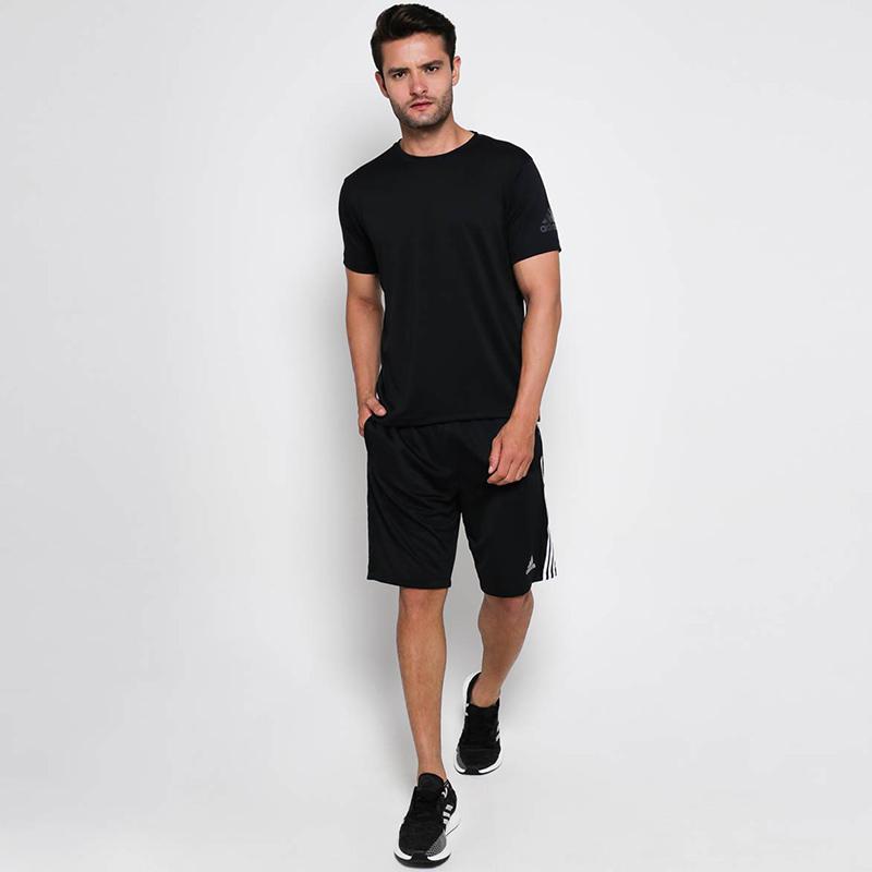 Jual adidas Men Training D2M 3 Stripes Short Celana Fitness Pria