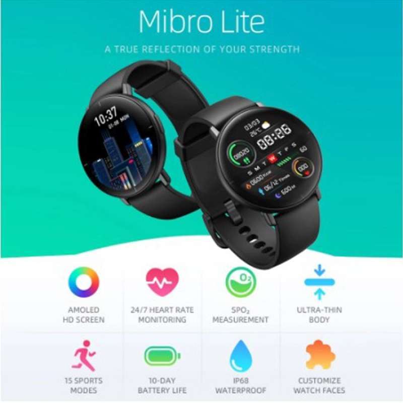 Promo Mibro Lite Smartwatch Amoled Display 15 Sports Mode Alt Honor Band -  Free Adaptor Diskon 9% di Seller Milkyway Tech - Tegal Alur-2, Kota Jakarta  Barat | Blibli
