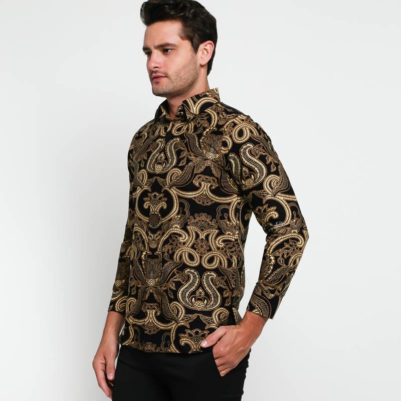 Adiwangsa Slim Fit Modern Baju Kemeja Batik Pria 301