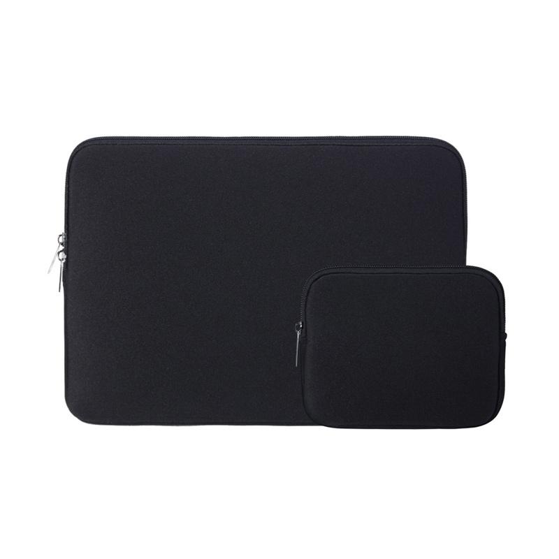 ISMN Sleeve Case for Macbook Pro Touchbar 13 Inch with Pouch Black