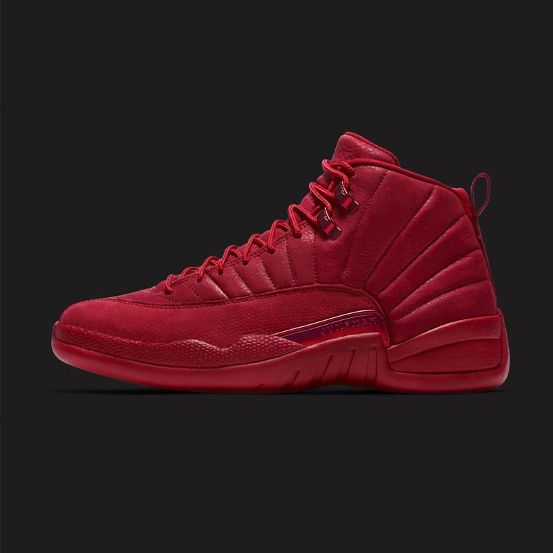12 red jordans