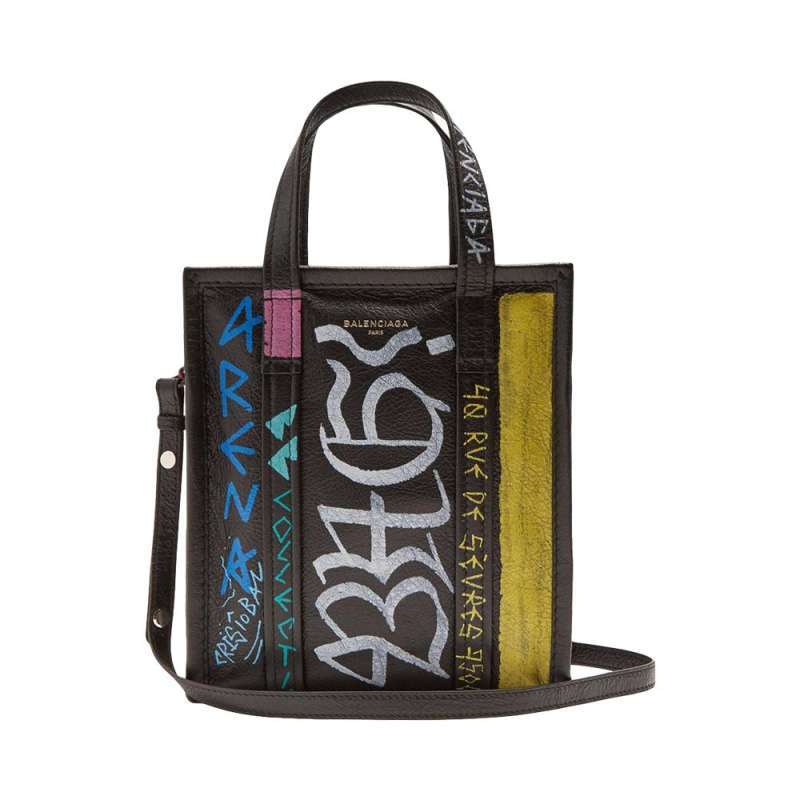 Balenciaga graffiti tote bag hotsell