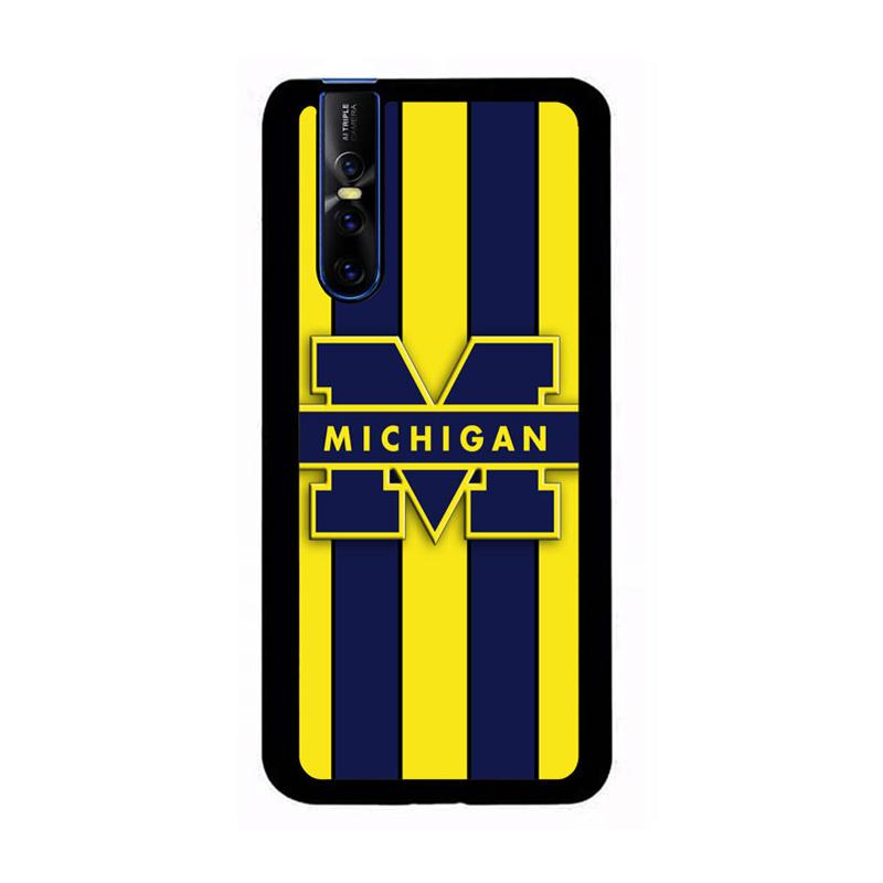 Jual Flazzstore Michigan Wolverines Logo Wallpaper X3349 Premium