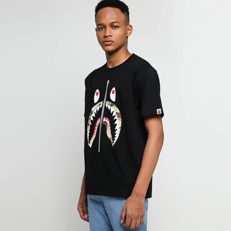 Bathing Ape Bape Color Camo Shark Tee 