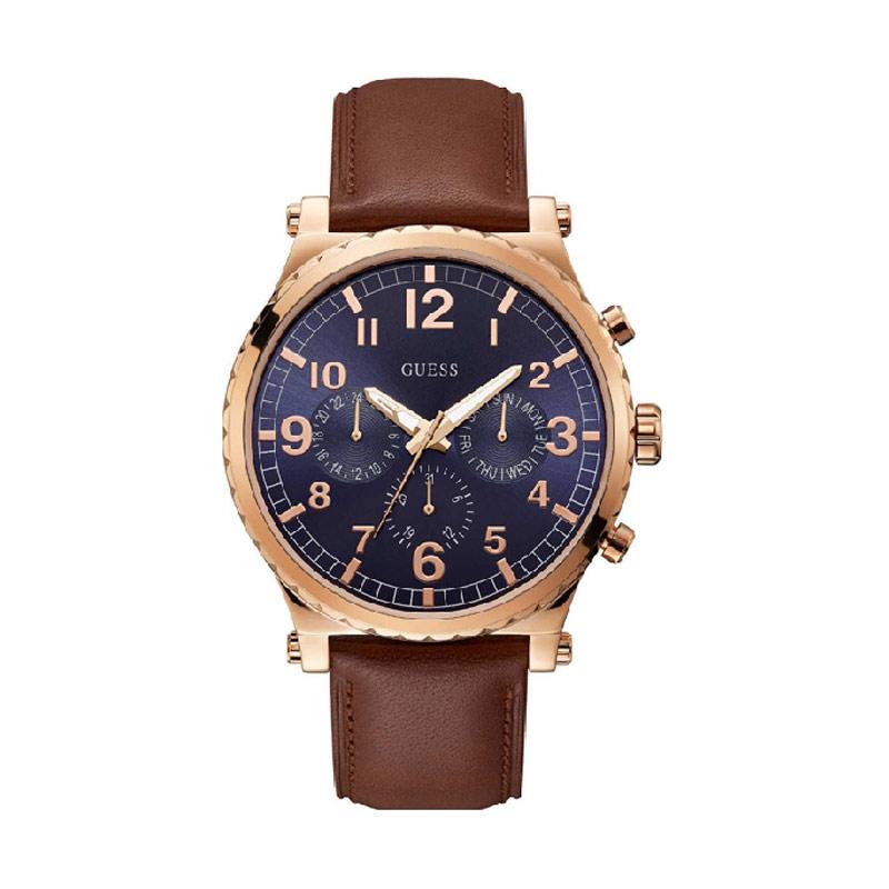 Jual Guess Jam Tangan Pria Caramel Brown [w1215g1] Di Seller