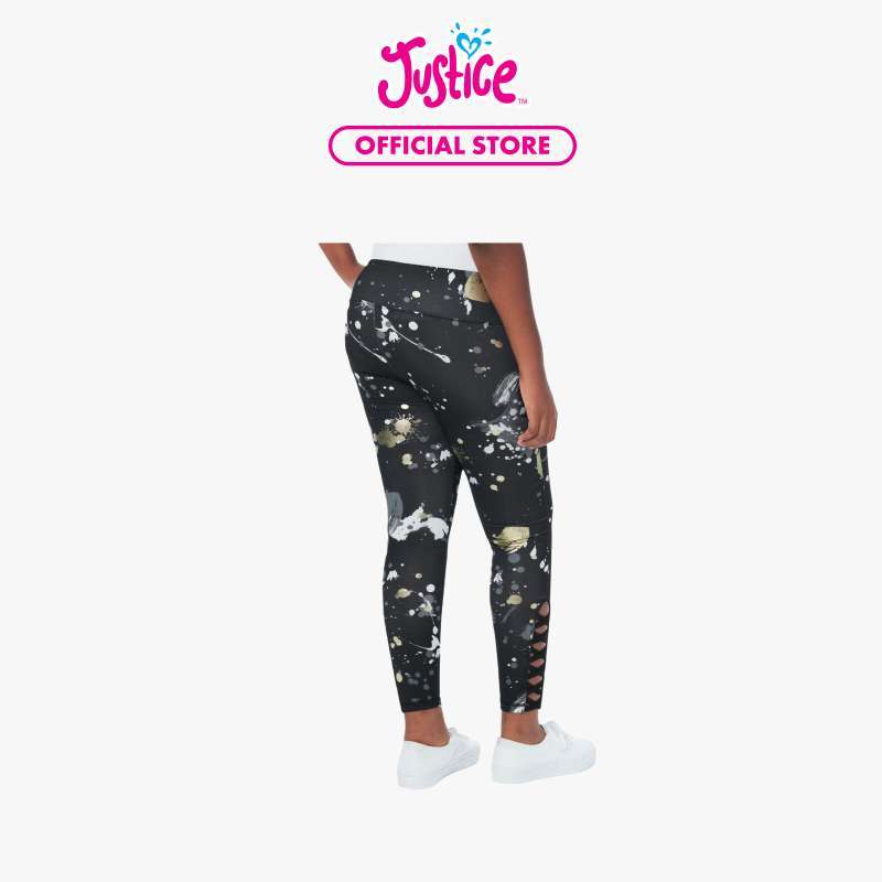 Jual Justice Ankle Bar Leggings Black 