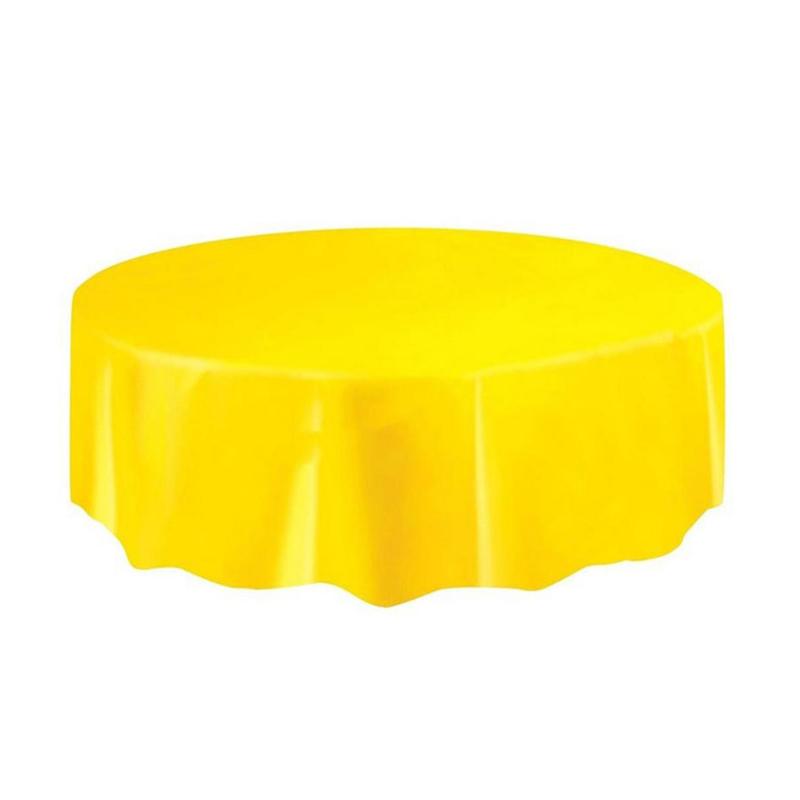 Jual Bluelans Peva Disposable Waterproof Solid Color Party Round Tablecloth Table Covers Online Juli 2020 Blibli Com