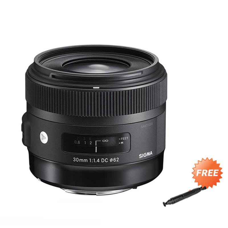 sigma ef s mount 30mm f 1 4 dc hsm art lensa kamera for canon free lenspen universal