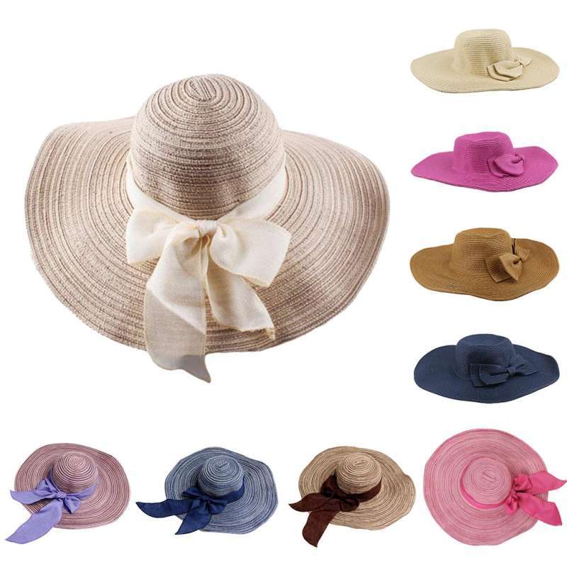 Jual Womens Lady Fashion Visor Sun Hat 