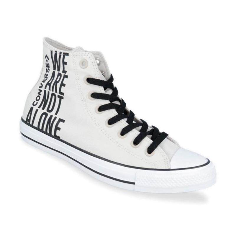 converse we are not alone black