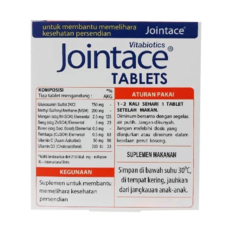 Jual Vitabiotics Jointace Suplemen Kesehatan Sendi 30 Tablets Online November 2020 Blibli