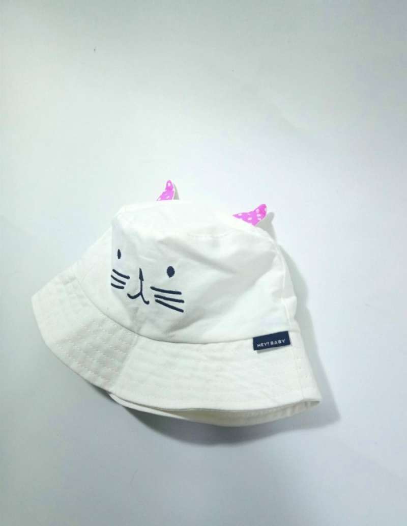 Promo Hey Baby Cat Bucket Hat - 1-6m di 