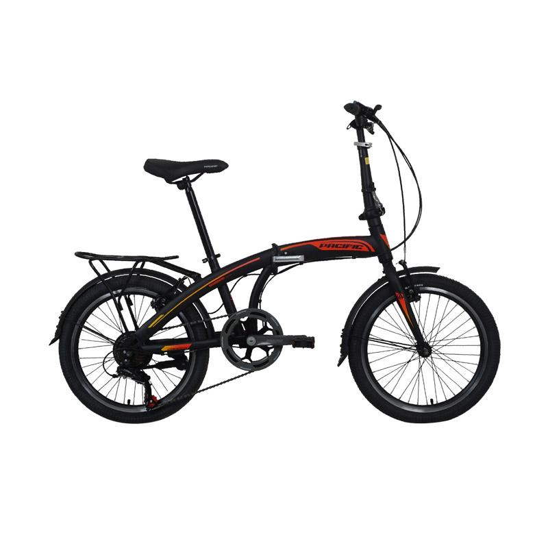 Jual Pacific 2980 Rx V Sepeda Lipat 20 Inch Black Pink Murah