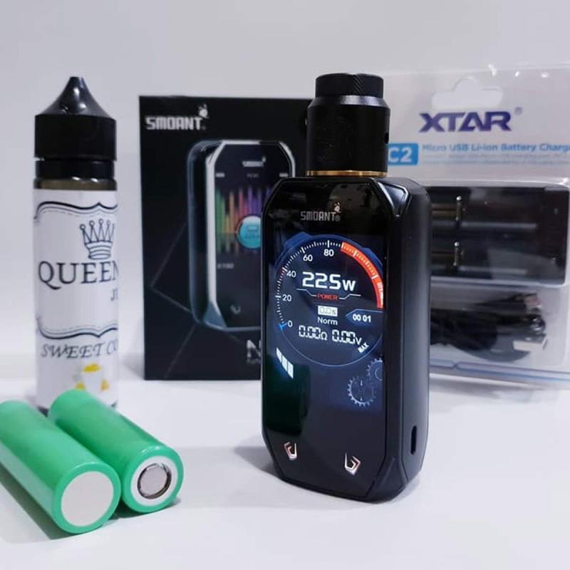 Jual Smoant Naboo Set Mod Rokok Elektrik Rda Baterai Liquid 225 Watt Online Desember 2020 Blibli
