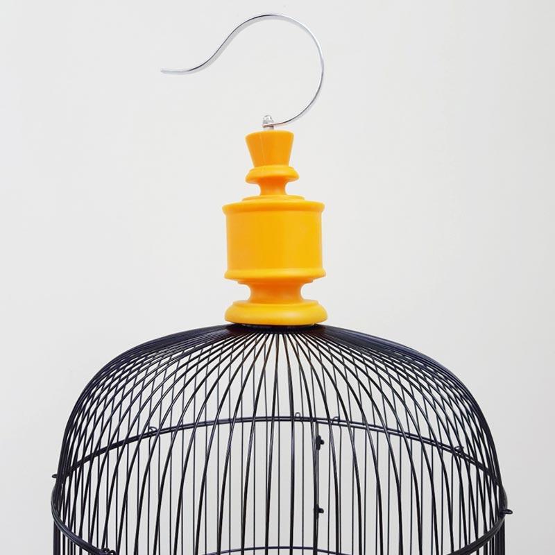 Jual Pion Sangkar Kandang Burung Lovebird Bulat Warna Pvc Tebal