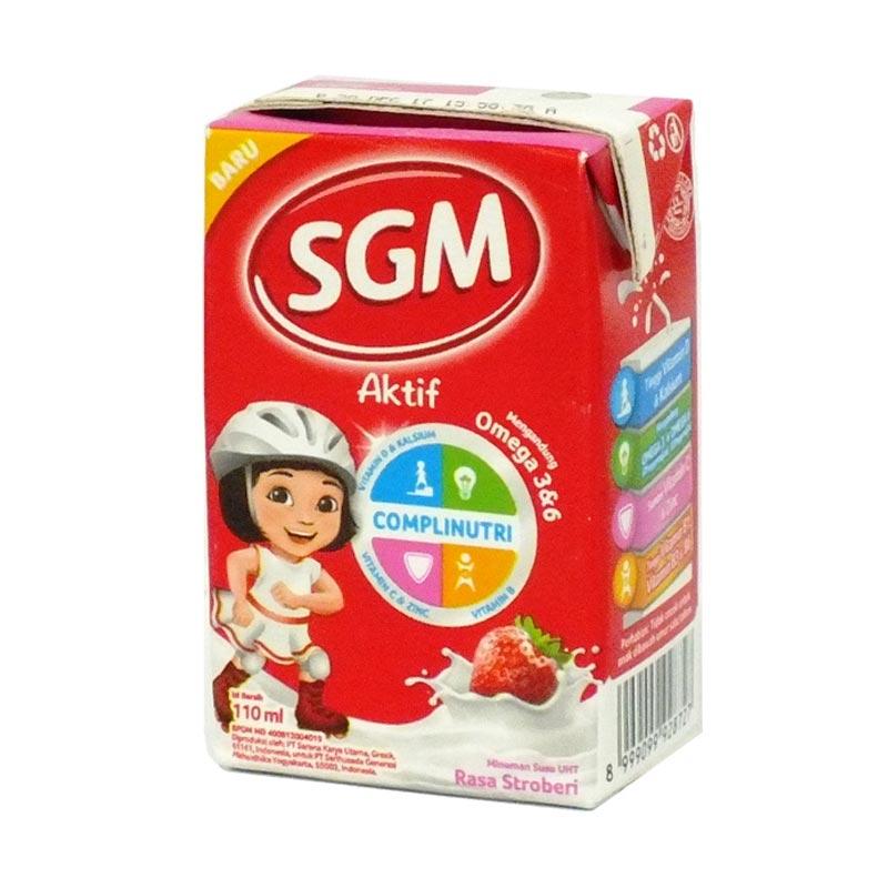 Jual Sgm Aktif Strawberry Susu Uht 110 Ml Online Agustus 2020