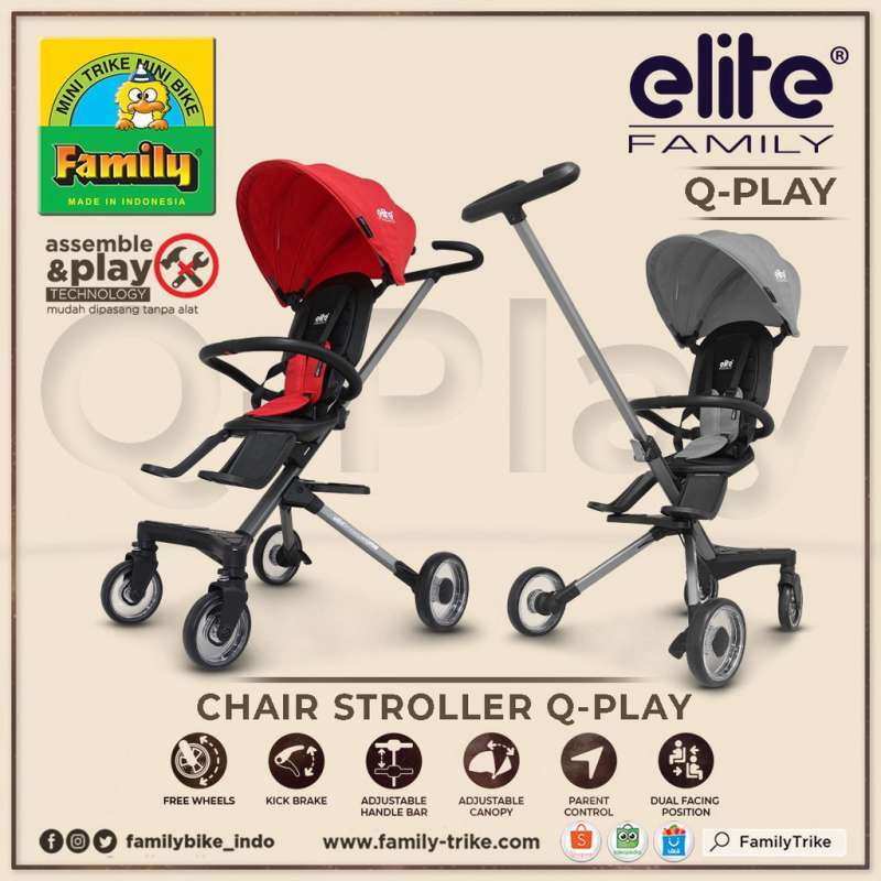 Jual Family Elite Q Play Tricycle 5 in 