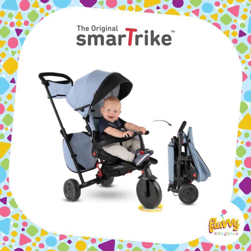 Promo Smartrike Str 7s Vibe In Folding Tricycle Smart