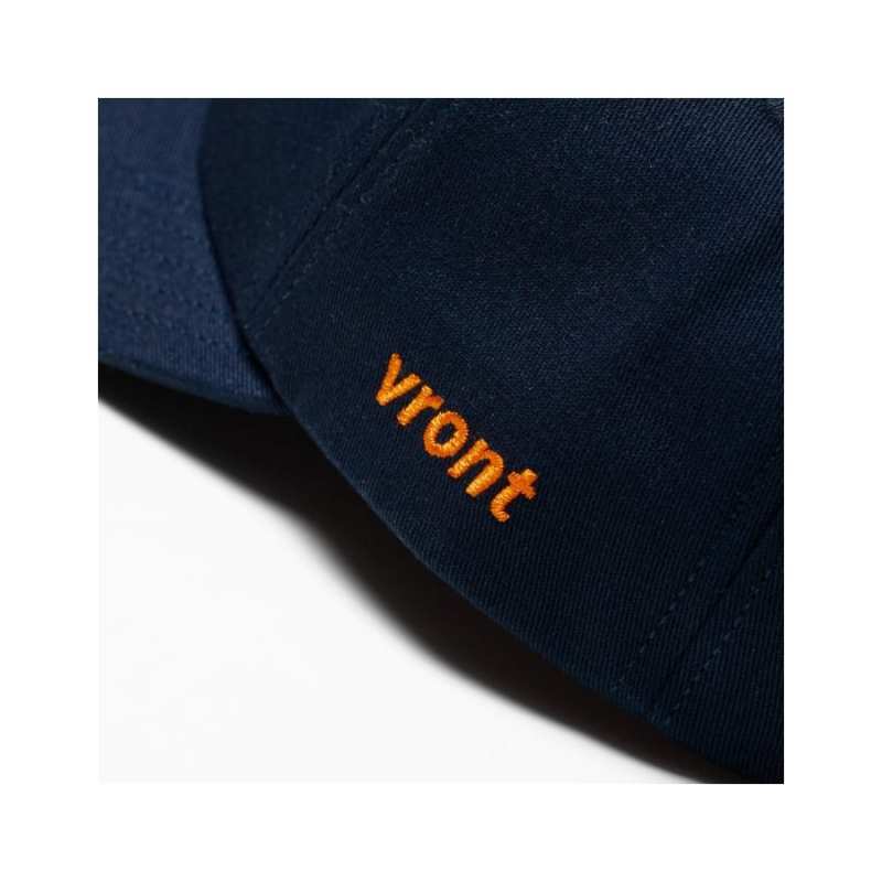 Herra Navy - Baseball Cap - Navy Orange 