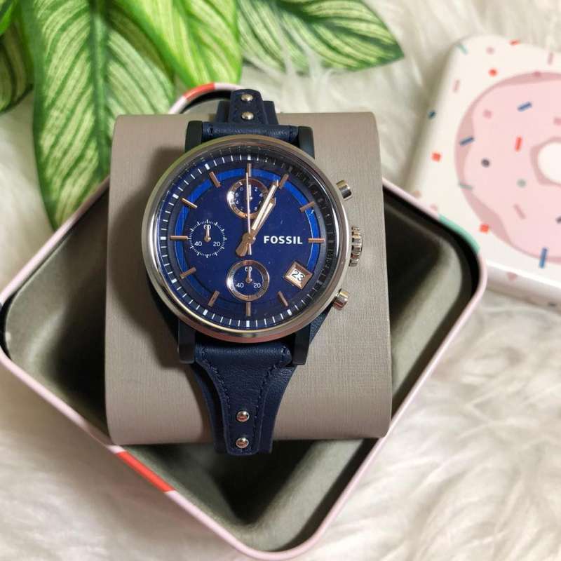 Diskon! Fossil ES4113 - ES 4113 Leather 