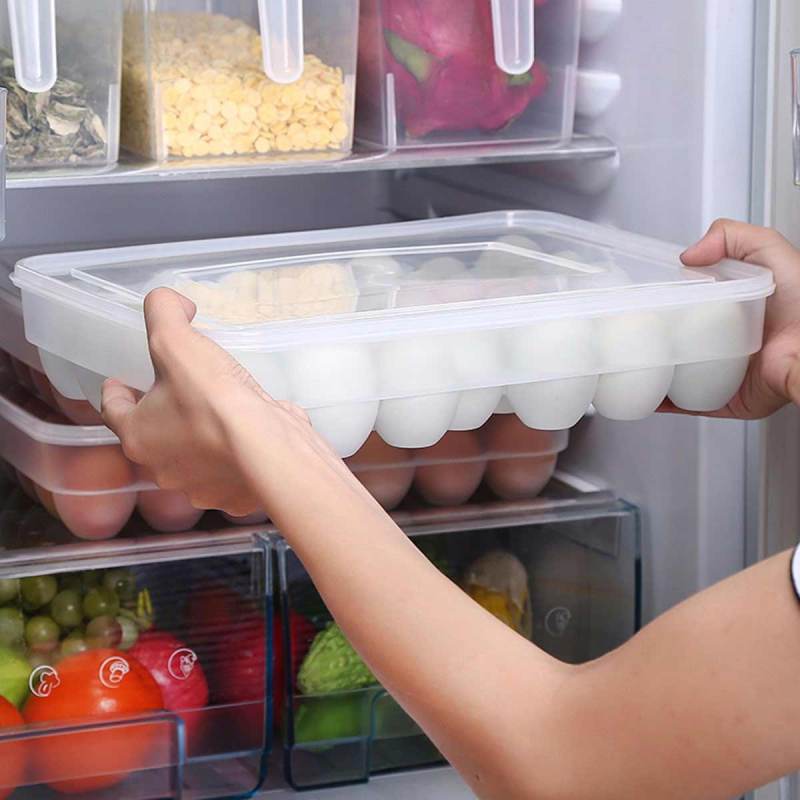 Jual Fs Eds Organizer Refrigerator Food Dumplings Eggs Airtight