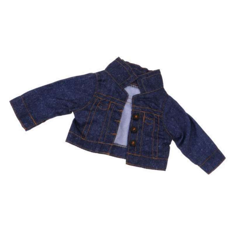 Promo 2xDark Blue Denim Jacket Coat for 