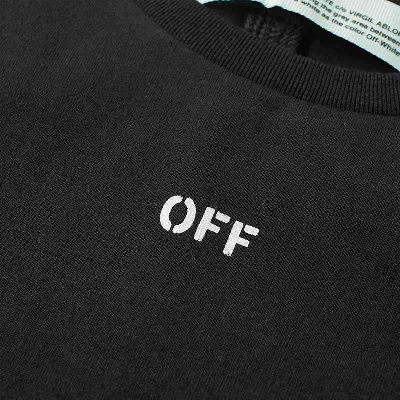 Off white outlet diagonal skulls tee