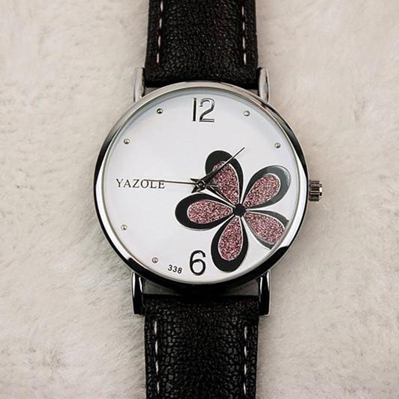 Jual Yazole Luxury Crystal Fashion Flower Women S Watch Online Desember 2020 Blibli