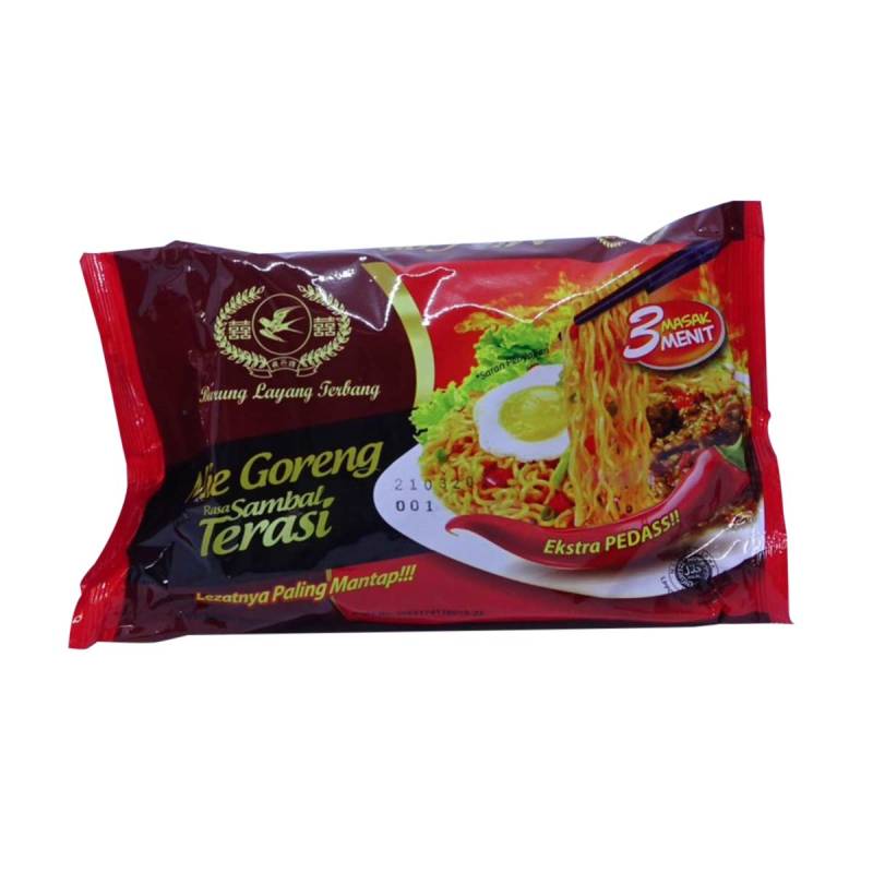 Jual Burung Layang Terbang Sambal Terasi Mie Goreng Instan 100 G