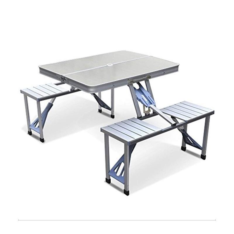 Jual Enable Home 8823 A Meja Kursi Piknik Foldable Portable Aluminium Online Agustus 2020 Blibli Com