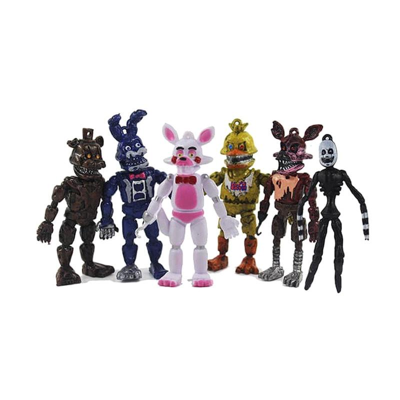 Jual China Brand Five Nights At Freddy S Action Figures 6 Pcs - details about roblox series 1 champions of roblox playset action figure toy 6pcsset
