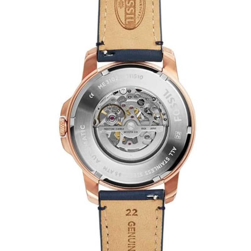 Jual Fossil Grant Automatic Blue Me3102 Online November 2020 Blibli