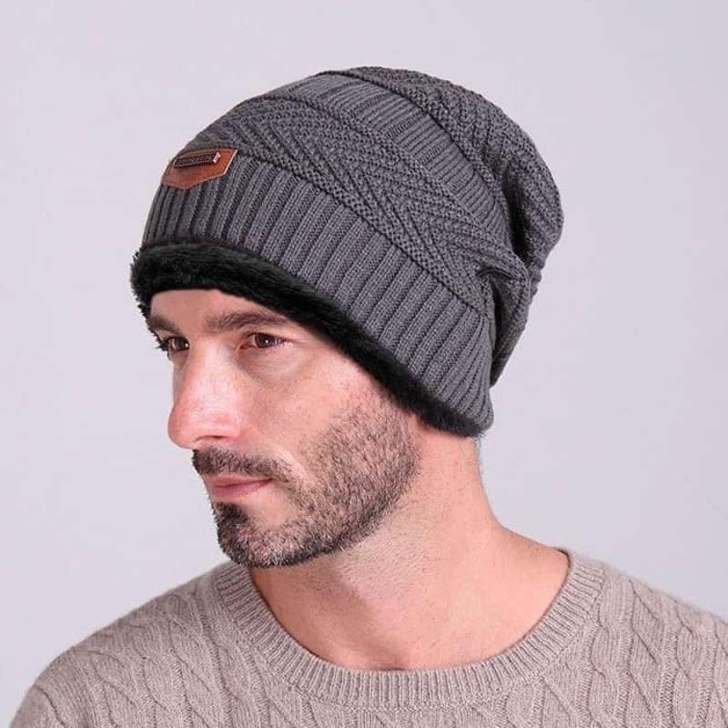 Jual Ting Kupluk Wool Winter Beanie Hat 