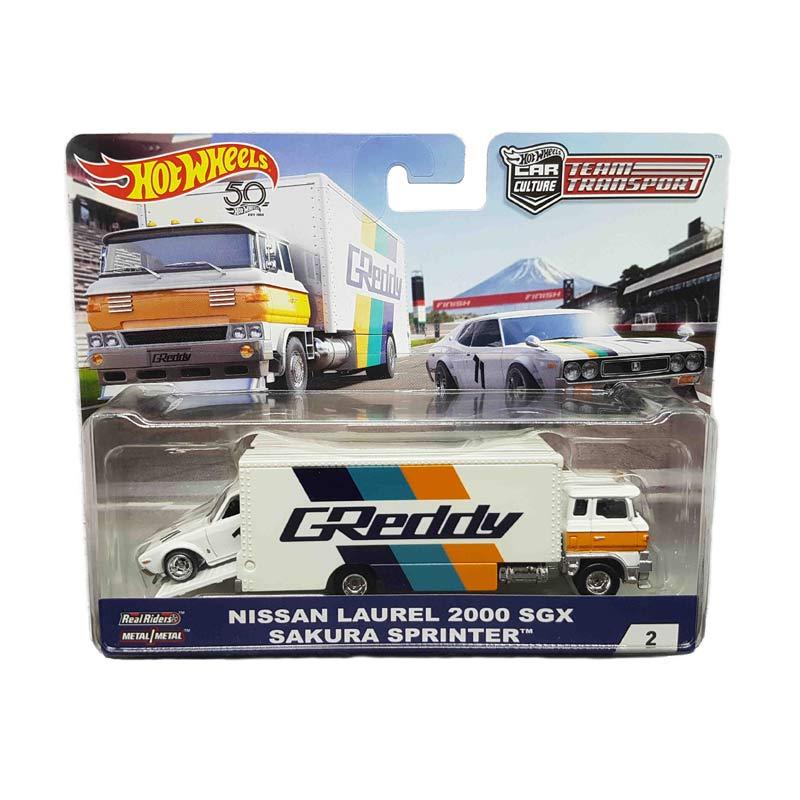 Jual Hot Wheels Car Culture Team Transport Nissan Laurel 2000 Sgx
