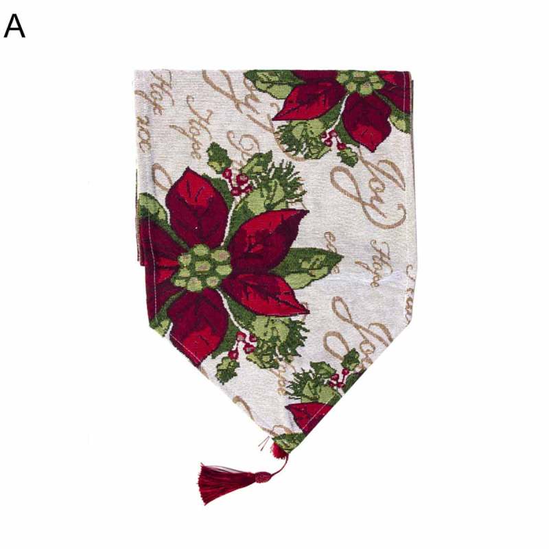 Jual Bluelans 180cm Bluelans Christmas Flower Snowman Tree Dining Table Runner Tablecloth Party Decor 1 Online Juni 2020 Blibli Com