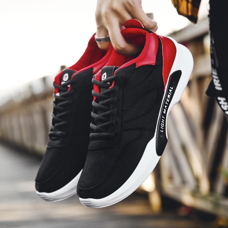 Jual Omega Jkt23 Running Shoes Sepatu Olahraga Pria Import Sepatu Lari Jogging Sepatu Kets Sneakers Pria Hitam Merah Online Oktober 2020 Blibli Com