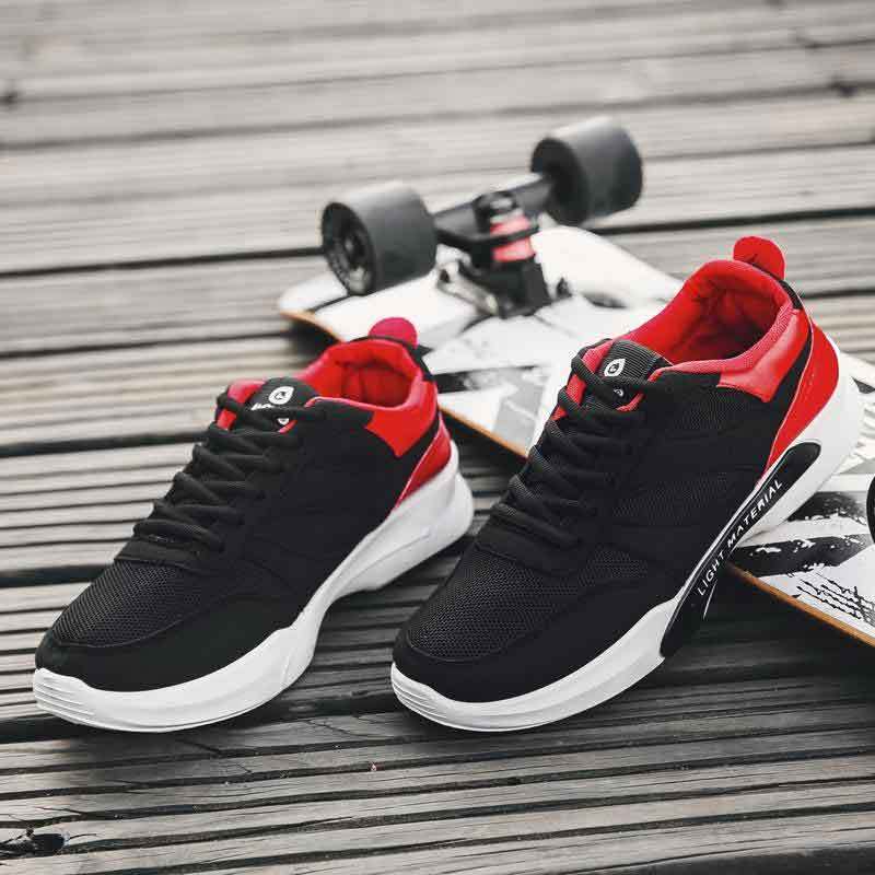 Jual Omega Jkt23 Running Shoes Sepatu Olahraga Pria Import Sepatu Lari Jogging Sepatu Kets Sneakers Pria Hitam Merah Online Oktober 2020 Blibli Com