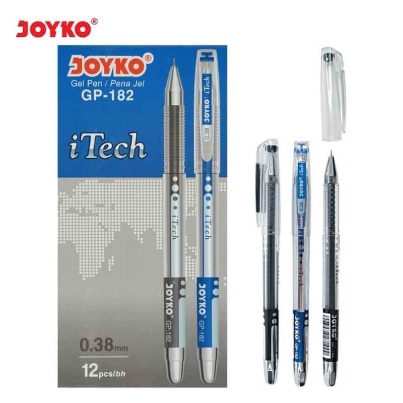 Jual Pulpen I Tech Gel Joyko Gp 182 12 Pcs Ballpoint Pena Pen 0 38 Mm 1 Pack Online Desember 2020 Blibli