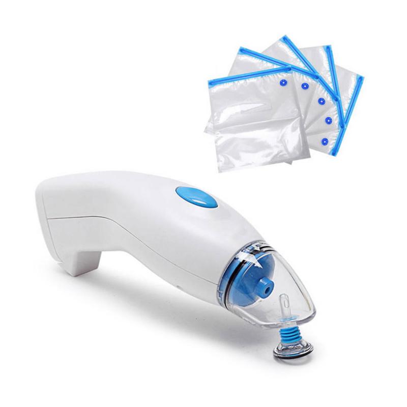 Jual H Ikea Handheld Food Saver Plastic Packaging Machine Electric Vacuum Sealer Online September 2020 Blibli Com