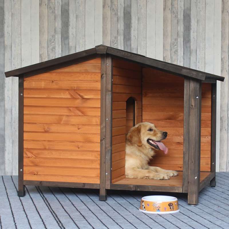 Jual Kandang Anjing Outdoor | Rumah Anjing Kayu Minimalis | Dog House - 95  X 50 X 80 Di Seller Carpenter Wood Master - Ciparigi, Kota Bogor | Blibli