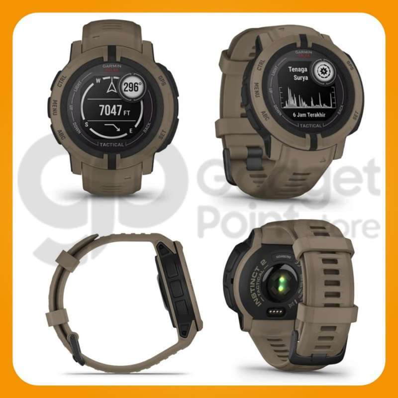 Garmin Smartwatch Instinct Solar Tactical Edition Garansi TAM Tahun