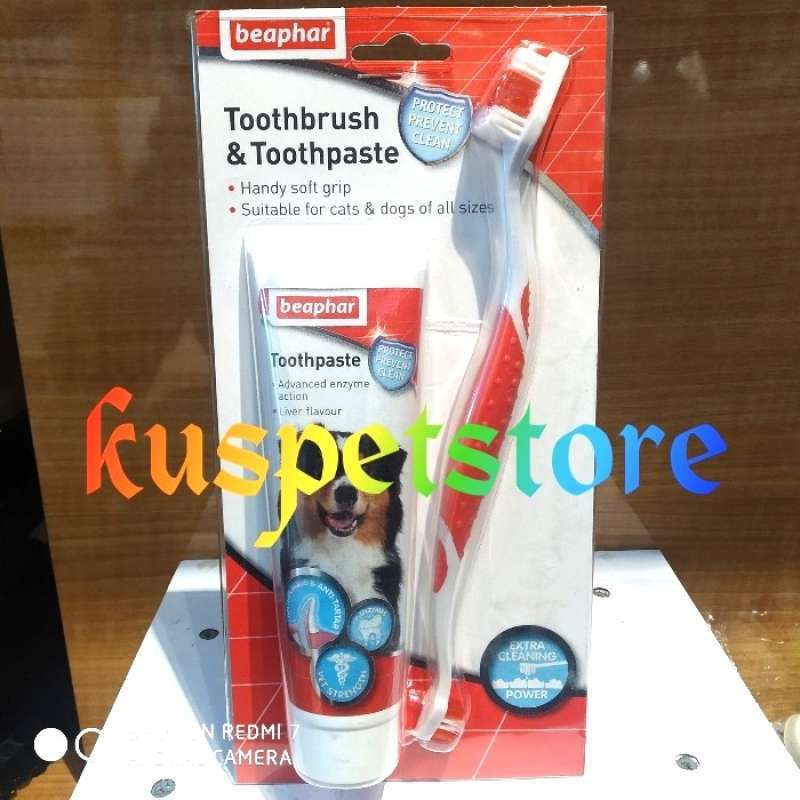 Beaphar toothbrush and deals toothpaste kit